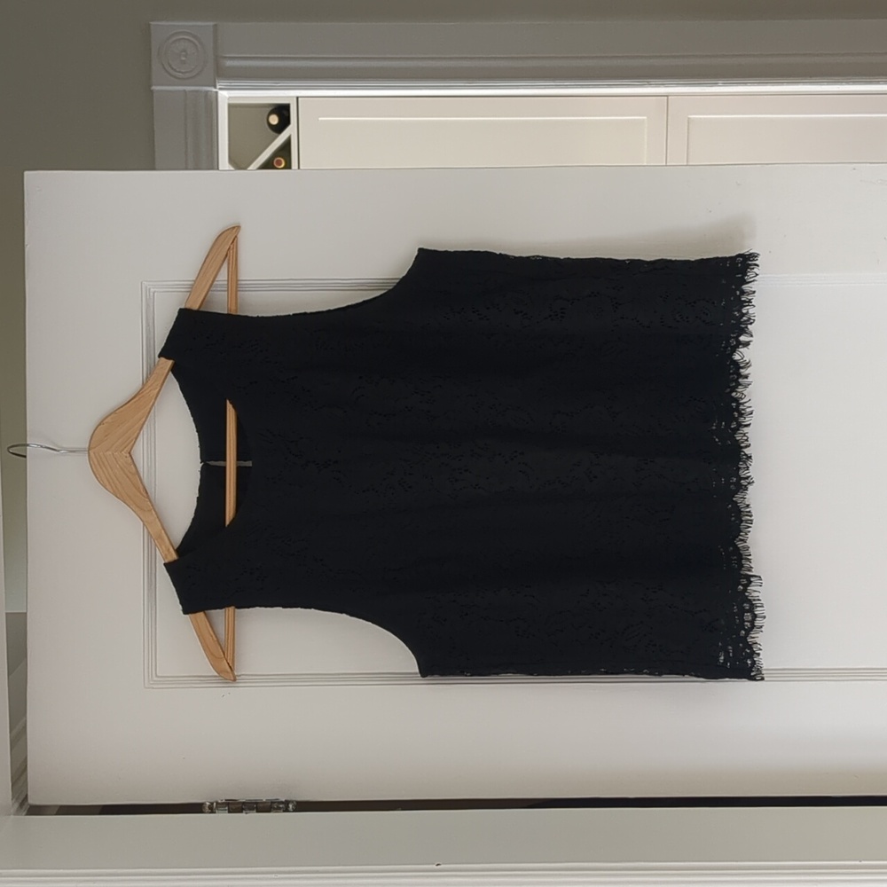 Unused Banana Republic Black Lace Top